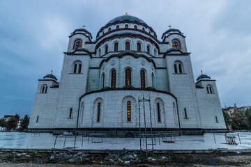 Fototapeta premium Church of Saint Sava in Belgrade, Serbia