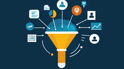 A presentation slide showcasing techniques for converting leads into sales opportunities.