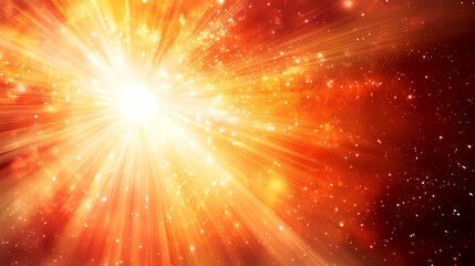 Red sunburst background. Sunburst. Illustration