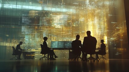 Modern Office with Augmented Reality Tools