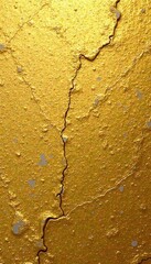 Obraz premium Rough gold textured background with cement-like appearance and subtle cracks, cement wall texture, rough exterior