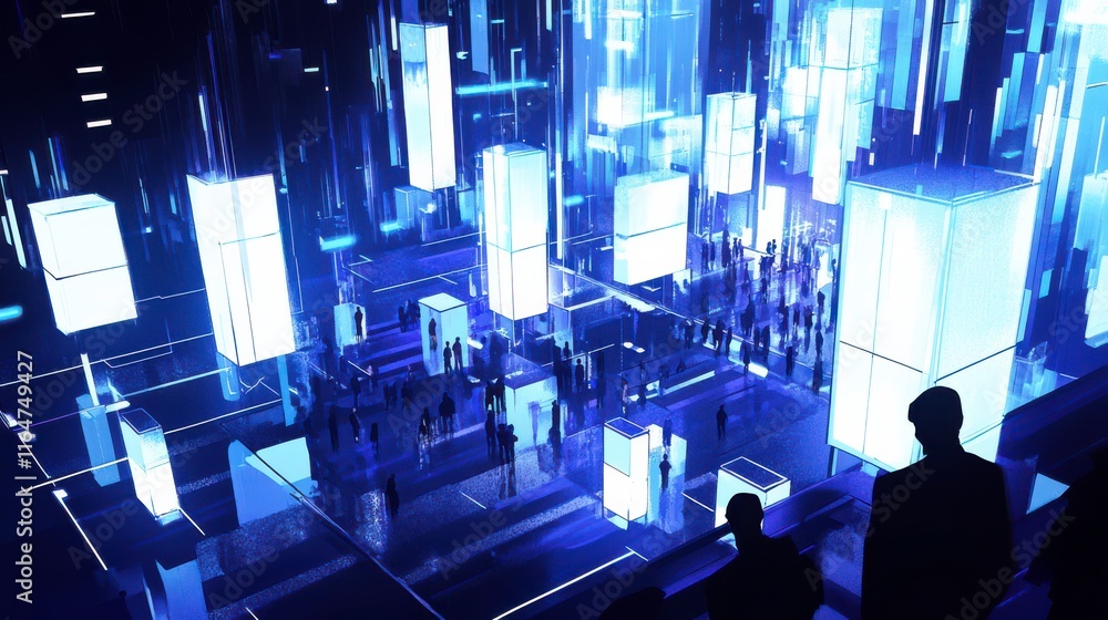 Poster team interaction with augmented reality displays