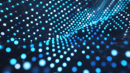 Abstract dark and blue digital background. Big data digital code, Data Communication and Transfer of DNA Biology. Futuristic information technology concept.