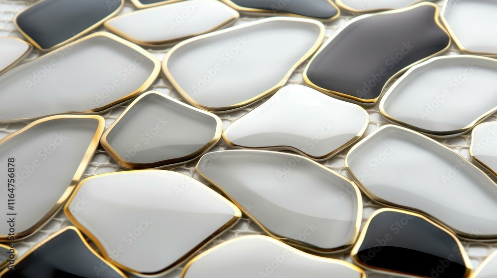 Aufkleber create vibrant art with tiles shaped in stunning geometric patterns for a unique mosaic masterpiece.