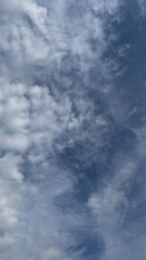 blue sky with clouds