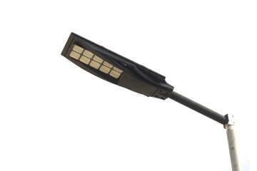 LED lights on white background