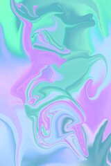 abstract background with liquid textured human face silhouette