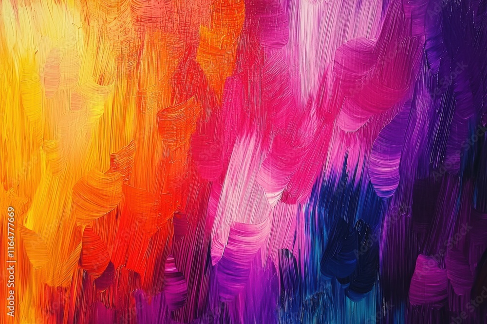 Poster abstract colorful patterns