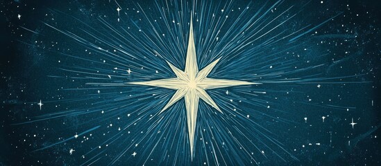 Fototapeta premium The Star Polaris as the North Pointer .