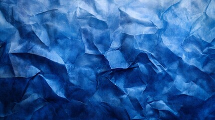 Fototapeta premium Abstract Blue Fabric Texture Background Image