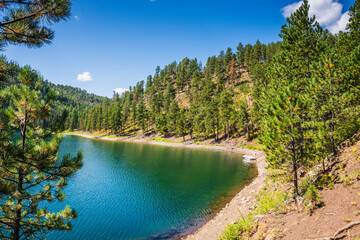 Pactola Lake is the largest and deepest reservoir in the Black Hills National Forest, boasting 14...