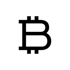 Bitcoin icon logo design. bitcoin sign and symbol. payment symbol. cryptocurrency logo