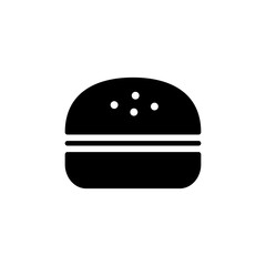 Burger icon logo design. burger sign and symbol. hamburger