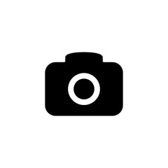 Camera icon logo design. photo camera sign and symbol. photography icon.