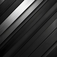 Obraz premium Black white dark gray silver modern abstract background. Geometric shape. Line stripe corner 3d shadow. Gradient. Metal metallic. Brushed matte. Business technology. Wide banner. Panoramic. Minimal.