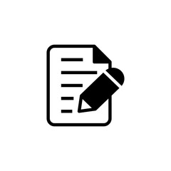 Note icon logo design. notepad sign and symbol