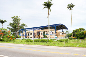 Obraz premium Campos dos Goytacazes, RJ, Brazil, 12/30/2024 - Airizes Manor, 19th century farmhouse 7km away from Campos' downtown