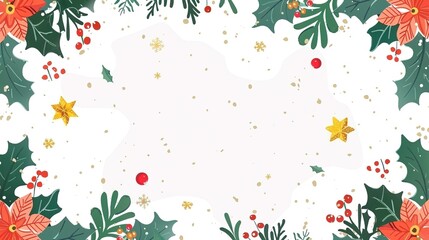 Decorations white background red christmas