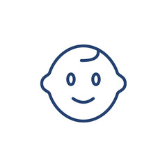 Baby icon Outline icon sign