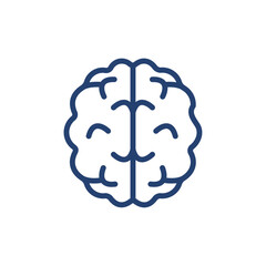 Brain icon Outline icon sign