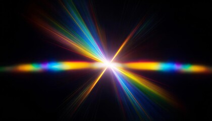 Rainbow is shown in the center of the image