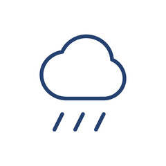 Cloud rain icon Outline icon sign
