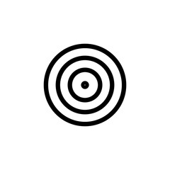 Target icon logo design. goal icon vector. target marketing sign and symbol