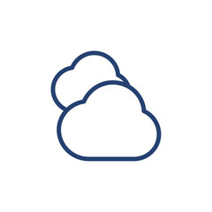 Clouds icon Outline icon sign