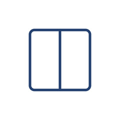 Column icon Outline icon sign