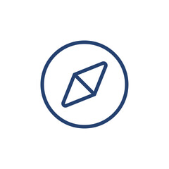 Compass icon Outline icon sign