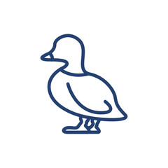 Duck icon Outline icon sign