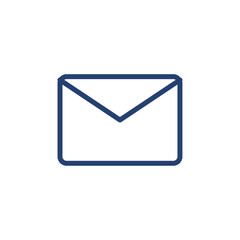 Envelope closed icon Outline icon sign