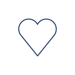 Heart icon Outline icon sign