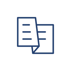 Newspaper icon Outline icon sign