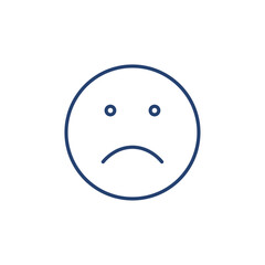 Sad icon Outline icon sign