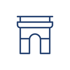 Treomphe icon Outline icon sign