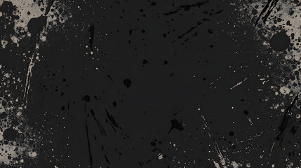 Obraz premium Black and Beige Paint Splatter Texture