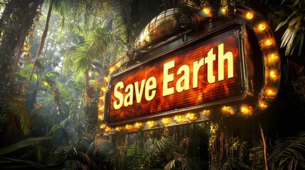 Save Our Planet: A Tropical Plea for Environmental Conservation