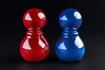 Two-Colored Glass Hourglass Forms