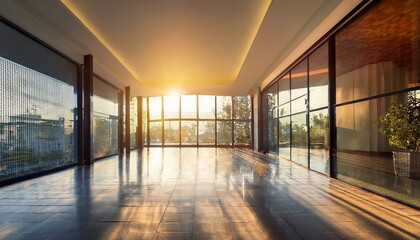 An Energizing Indoor Space with Glossy Tiles and Abundant Sunlight