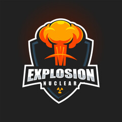 Explosion Nuclear Sports Logo