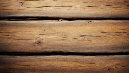 Fototapeta premium Rustic Wooden Texture Background: Aged Brown Wooden Planks