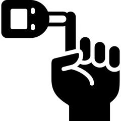 blood test icon illustration design with solid