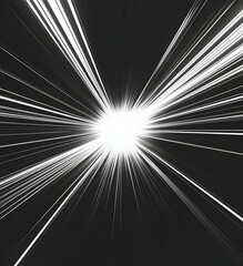 Obraz premium Abstract Radiance: A Burst of Light and Energy