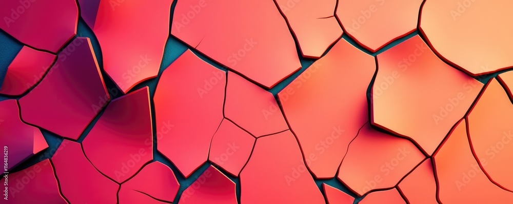 Poster noise abstract background concept. colorful abstract surface showcasing cracked patterns in vibrant 