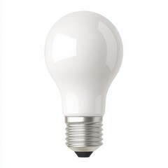 Bright White Light Bulb Illuminating Modern Home Environment for Energy Saving
