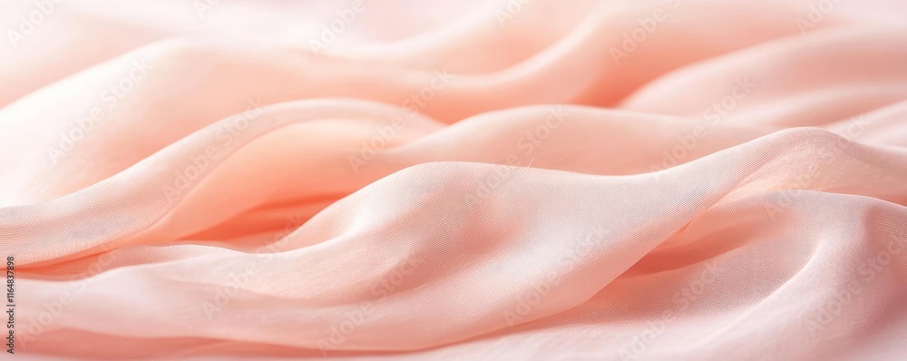 Poster torn abstract background idea. soft, flowing pink fabric creates an elegant and luxurious texture fo