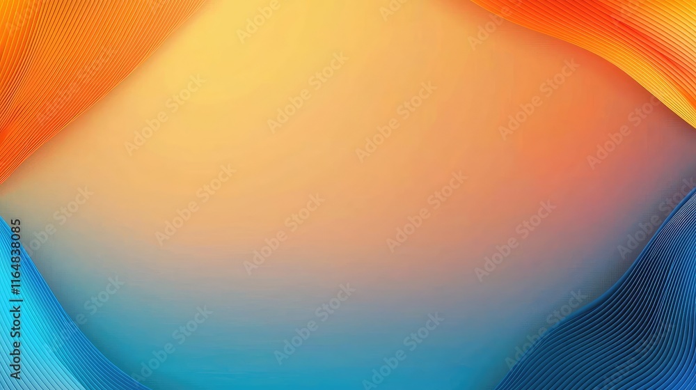 Poster noise abstract background concept. colorful abstract background with smooth gradients in orange and 