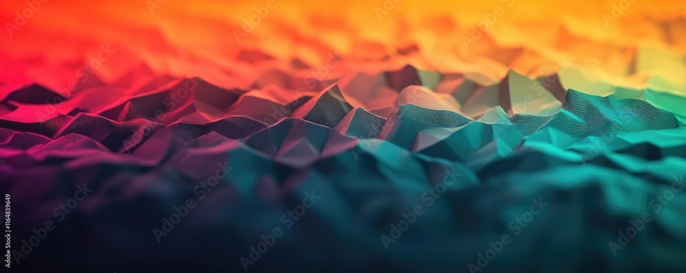 Poster noise abstract background concept. colorful abstract design with vibrant hues and sharp geometric sh