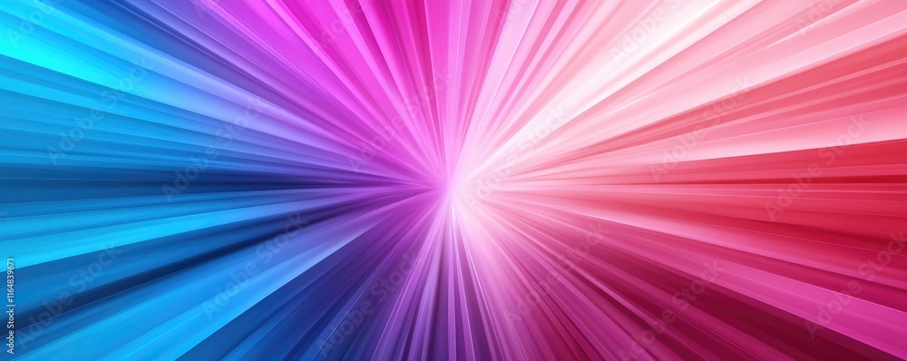 Poster noise abstract background concept. vibrant light rays merging in pink and blue hues creating an ener
